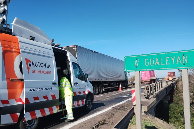 Confirmaron que no hubo heridos de gravedad tras el choque sobre la Ruta 14 - imagen de origen