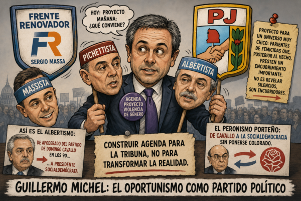 FEMICIDIO DE AGOSTINA: Guillermo Michel y el oportunismo como partido político - imagen de origen