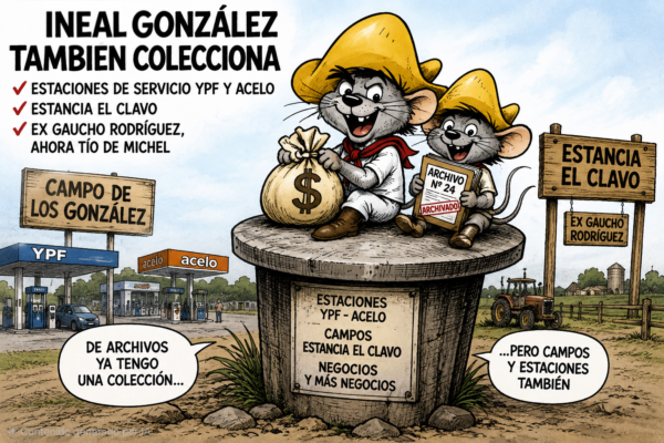 MICHEL COLECCIONA ARCHIVOS y SU TIO COMPRA ESTACIONES DE SERVICIOS Y UN CAMPO DE 1000 HAS EN GUALEGUAYCHU - imagen de origen