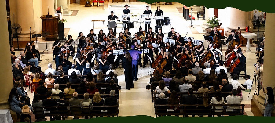 Concierto Sinfónico de la Orquesta Río de los pájaros en la Basílica Inmaculada Concepción - imagen de origen