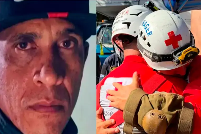 Rescataron a Hernán Gil en Venezuela: sobrevivió ocho días bajo los escombros y se convirtió en el rostro de la esperanza - imagen de origen