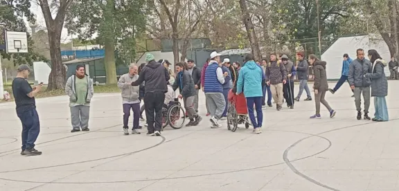 Se realizó un encuentro deportivo para personas con discapacidad - imagen de origen