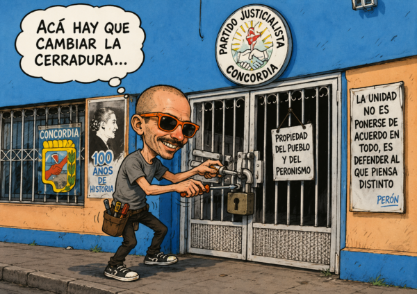 PIDEN INTERVENIR EL PJ DE CONCORDIA: CUANDO LA INTERNA REEMPLAZA A LA POLÍTICA - imagen de origen