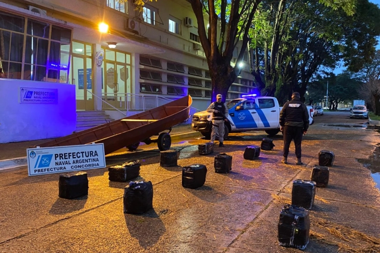 Prefectura Concordia incautó mercadería de contrabando por más de 6 millones de pesos - imagen de origen