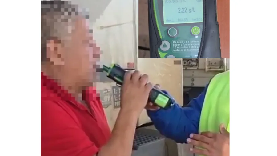 Gualeguaychú: un chofer profesional fue desafectado por la CNRT tras registrar 2,22 g/L de alcohol en sangre | Análisis - imagen de origen