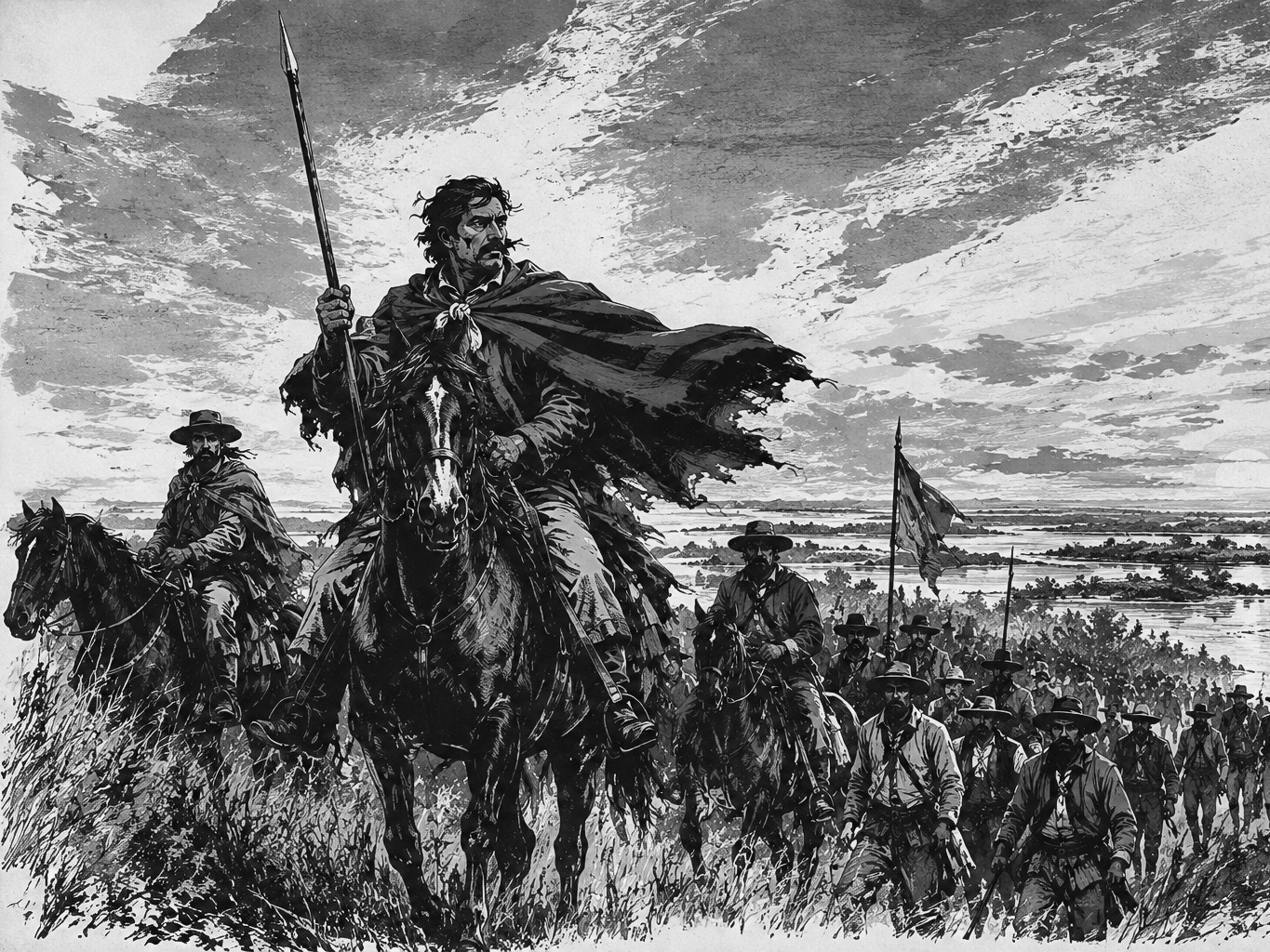 Los primeros caudillos, el brazo armado de la Patria en el litoral - imagen de origen