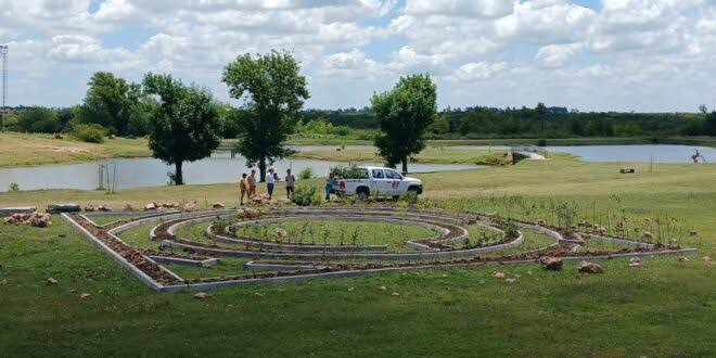 Realizan tareas de mantenimiento en el laberinto vegetal del Parque de la Ciudad - imagen de origen