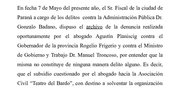 El Fiscal Badano decidió archivar una causa en contra del gobierno. - imagen de origen