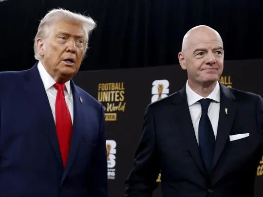 Trump entregará el trofeo de la final de la Copa del Mundo junto a Gianni Infantino - imagen de origen