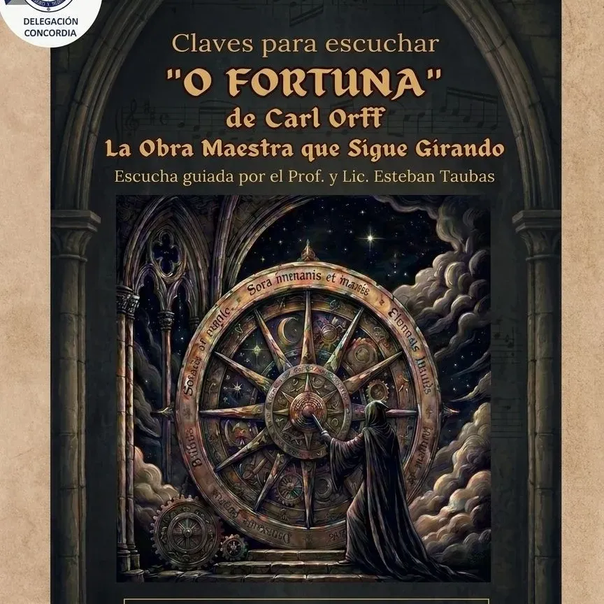 Invitan a una escucha guiada sobre "O Fortuna", la emblemática obra de Carl Orff en Concordia - imagen de origen