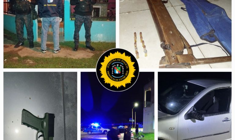 Allanamientos por narcomenudeo en Federación: diversos secuestros y cuatro personas detenidas - imagen de origen
