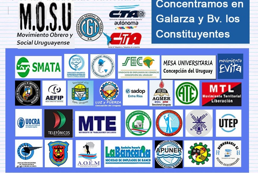 Los Gremios marcharan el sábado en apoyo a los trabajadores de GTA - imagen de origen