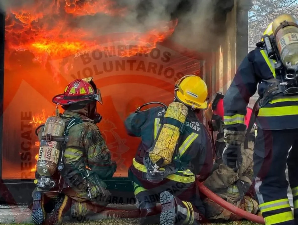Bomberos uruguayenses participaron de una capacitación nacional en simuladores en Buenos Aires - imagen de origen