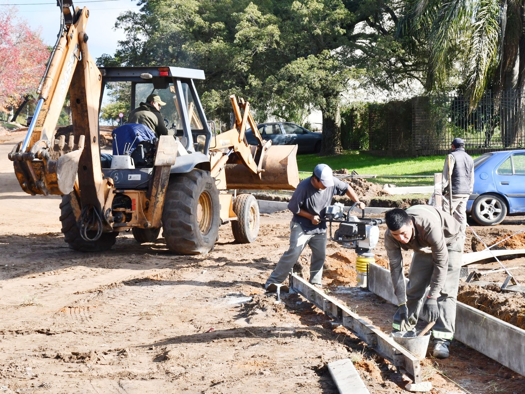 La municipalidad invierte 600 millones de pesos en obras de cordón cuneta y desagües pluviales - imagen de origen