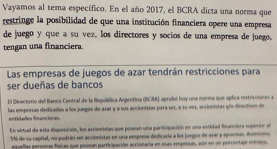 La sospechosa «omisión» del IAFAS: ¿por qué le entregó el negocio del juego a una financiera, algo prohibido por el BCRA? - imagen de origen