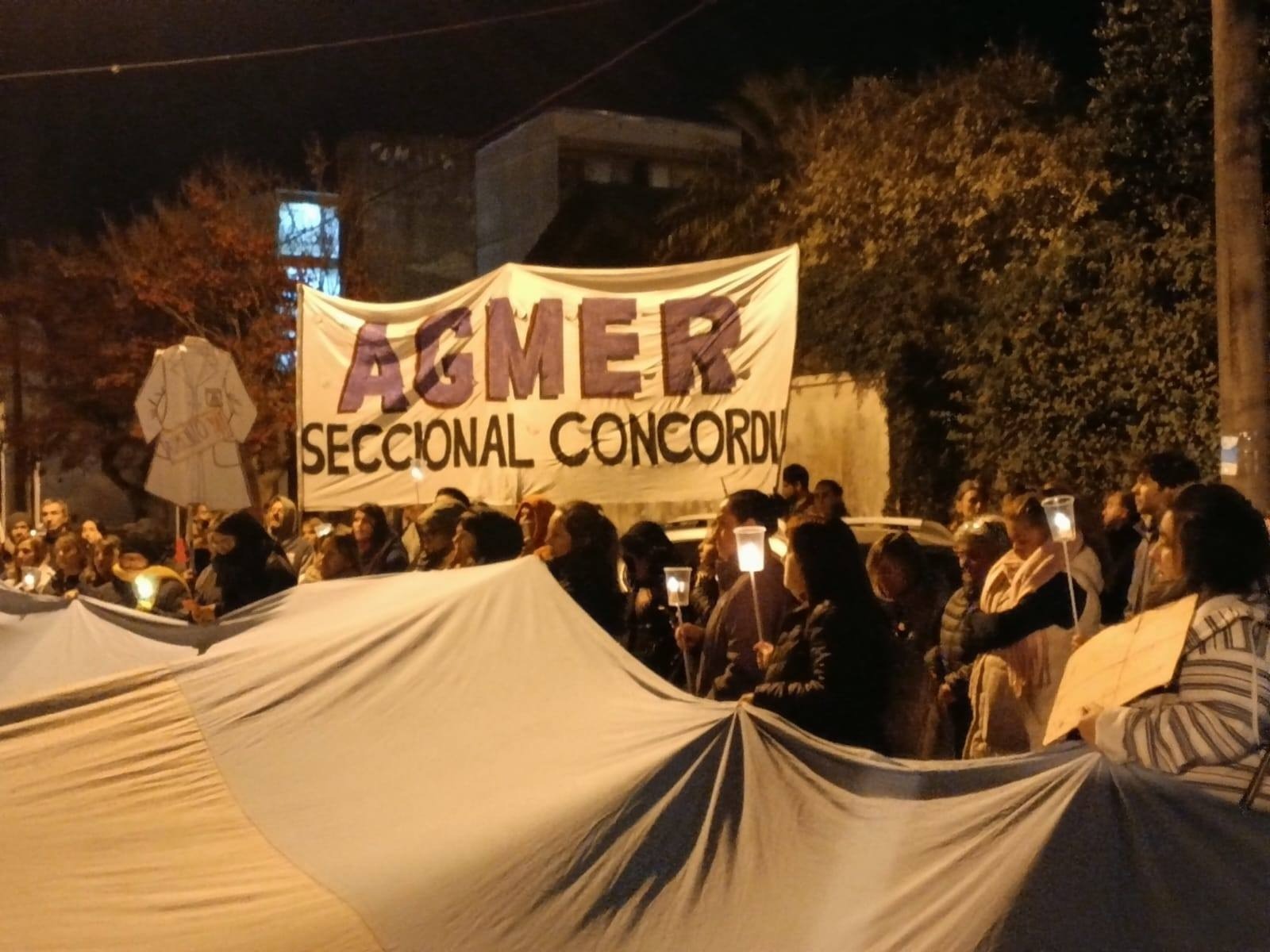 AGMER Concordia se movilizó contra el ajuste y la reforma jubilatoria - imagen de origen