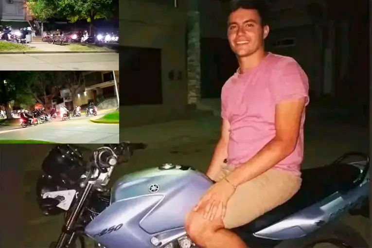 Con un mensaje de concientización, caravana de motos despidió a joven fallecido en Victoria - imagen de origen
