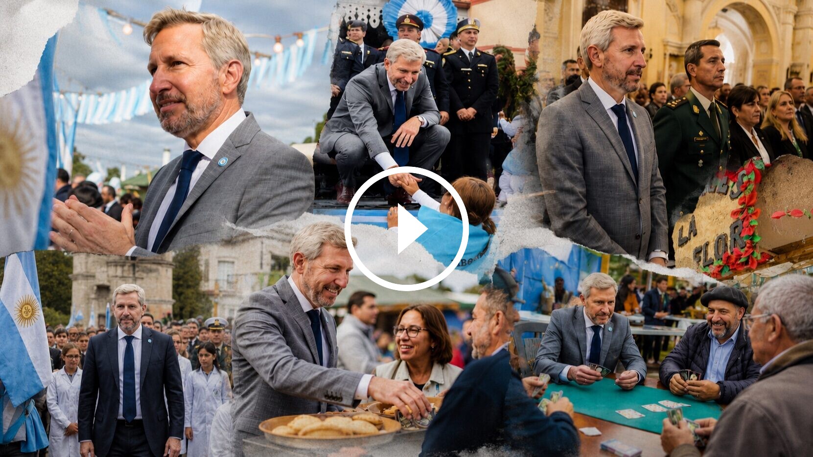 El gobernador festejó el 25 de Mayo al truco y con empanadas - Informe Digital - imagen de origen