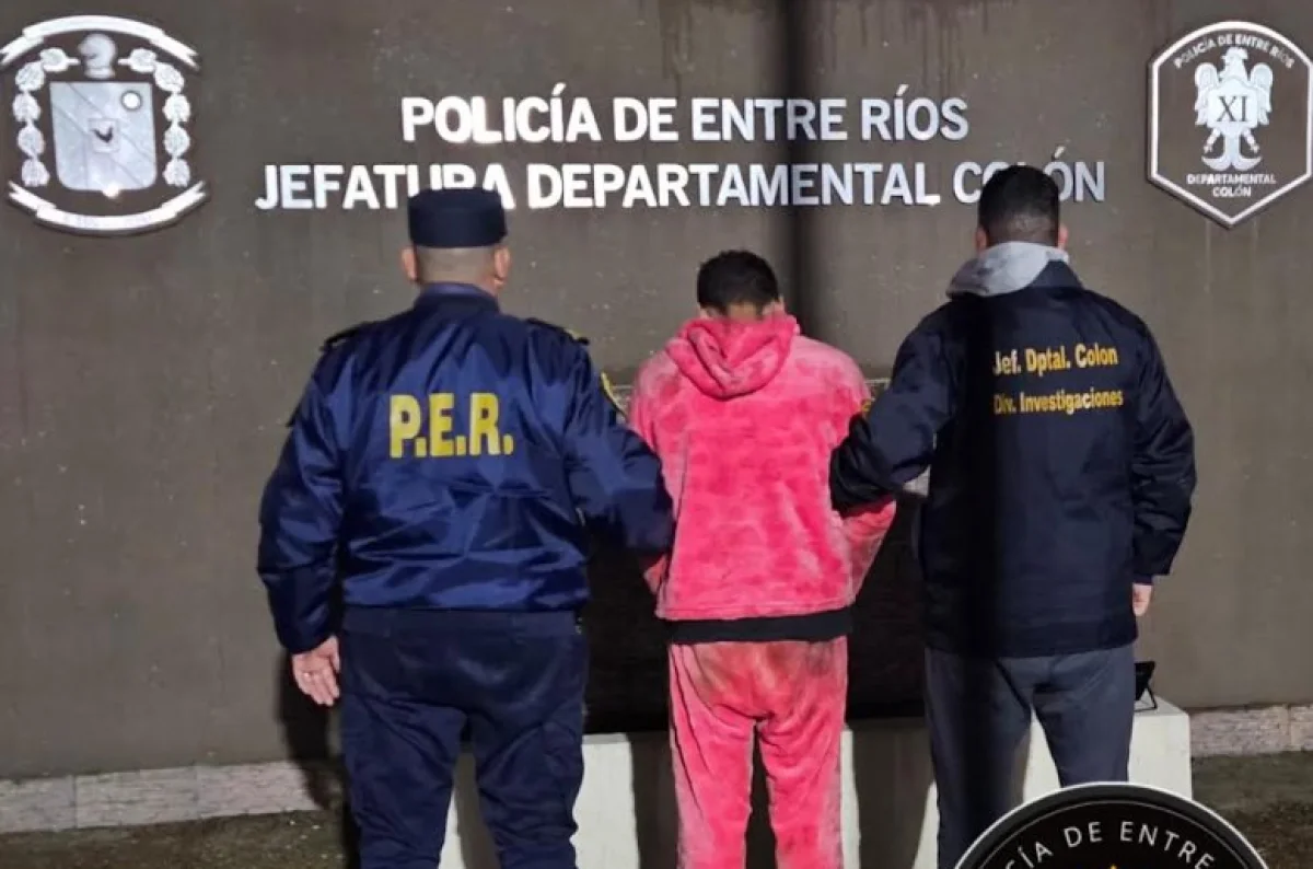 Detuvieron en Colón a un hombre que se había fugado de prisión domiciliaria - imagen de origen