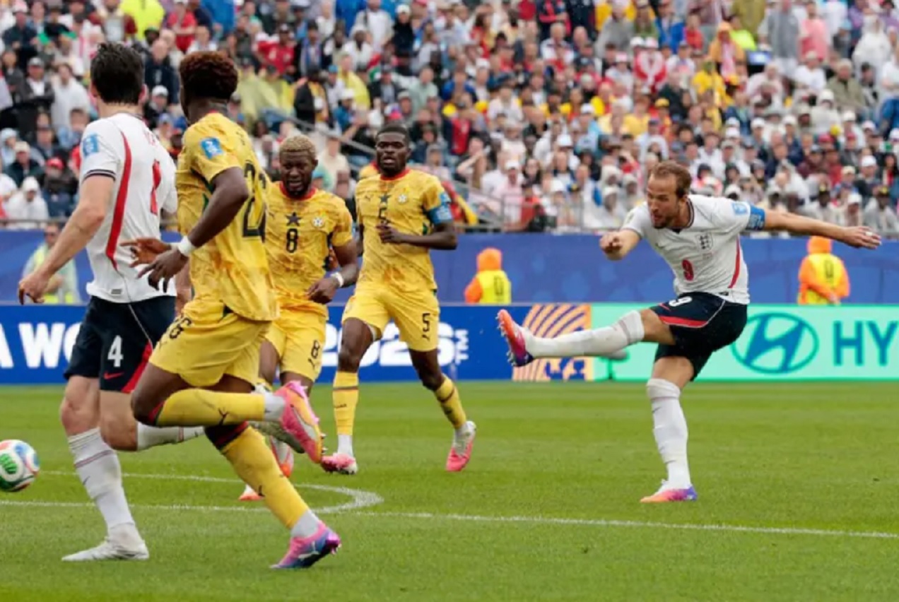 Inglaterra y Ghana empataron - imagen de origen