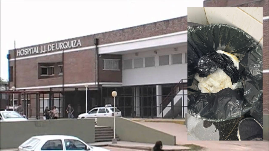 Tensión y denuncia: El Hospital Urquiza sufre reiterados hechos de vandalismo en medio de un conflicto gremial - imagen de origen