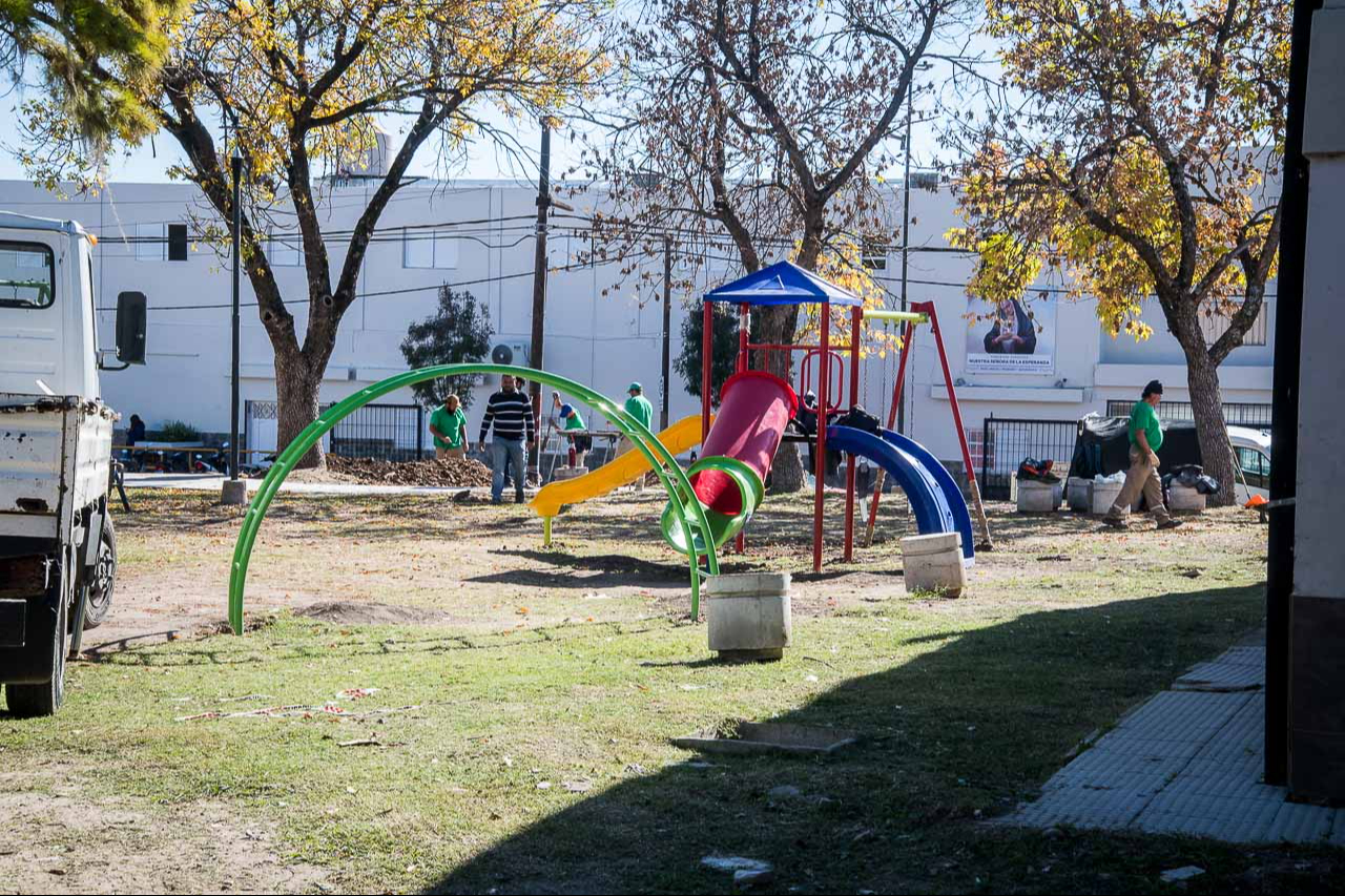 Inauguran obra en barrio Mariano Moreno - imagen de origen