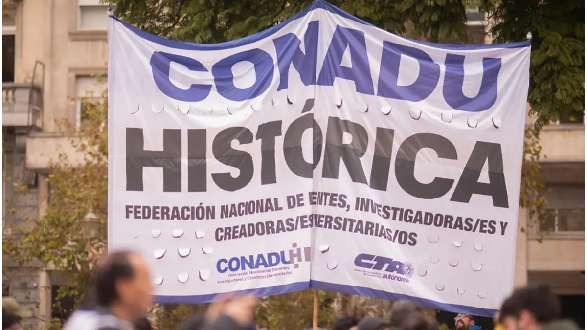 Docentes universitarios lanzaron 5 días de protesta por la aplicación de la Ley de Financiamiento - imagen de origen