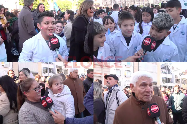 Emoción, orgullo y recuerdos durante la promesa a la Bandera en Plaza Mansilla - imagen de origen