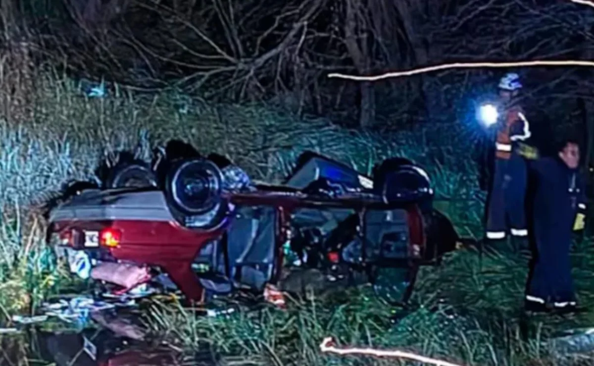 Tragedia en la Ruta 9: tres entrerrianos murieron al caer el auto en un arroyo - imagen de origen