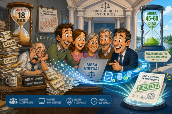 Sucesiones digitales en Entre Ríos: una buena noticia judicial que ahora deberá probarse en los juzgados - imagen de origen