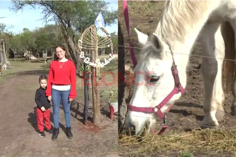 Sobrevivió a un grave accidente con un caballo y hoy ayuda a niños con discapacidad mediante la equinoterapia - imagen de origen