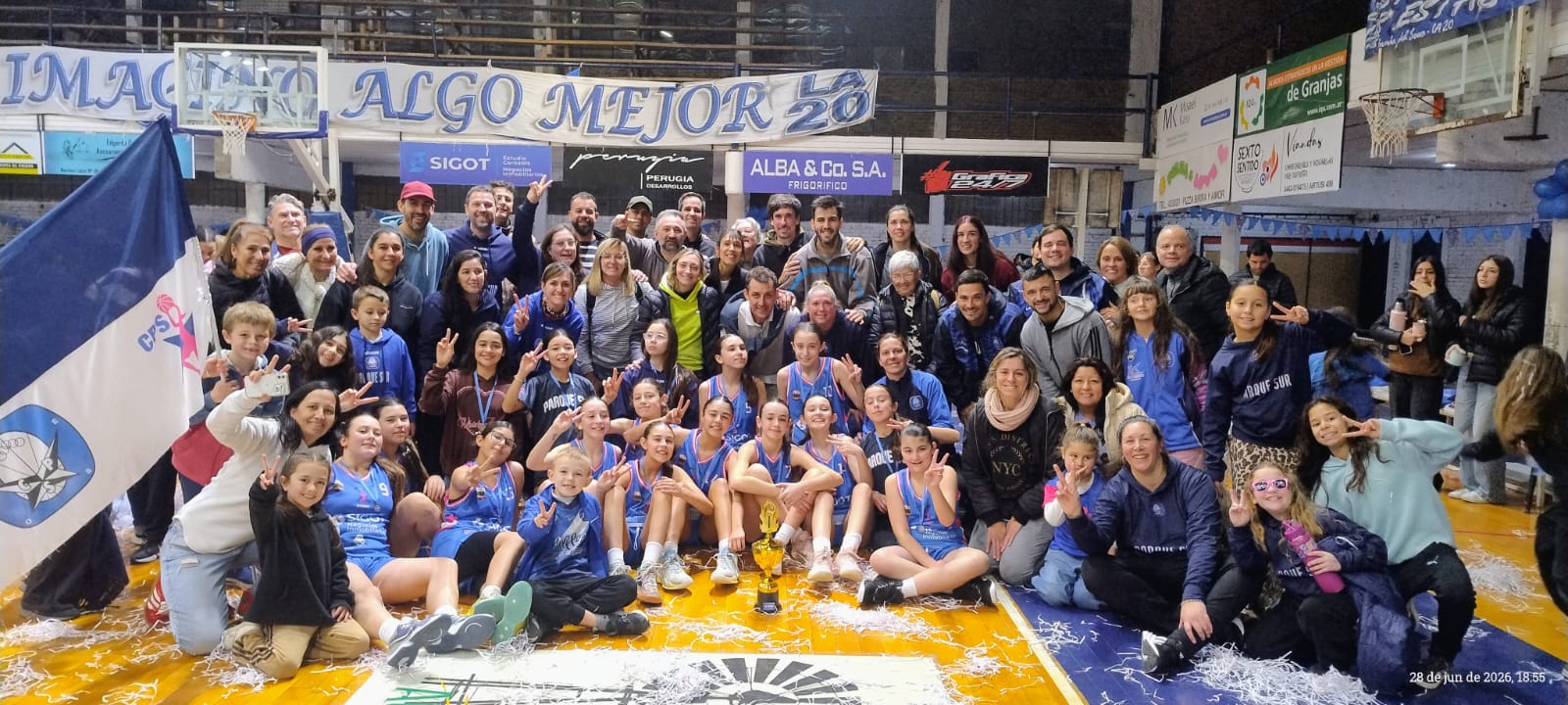 La sub13 Parque Sur en el podio provincial - imagen de origen