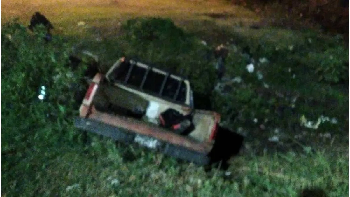 Camioneta cayó de un puente en Concordia: una mujer herida y conductor ileso - imagen de origen