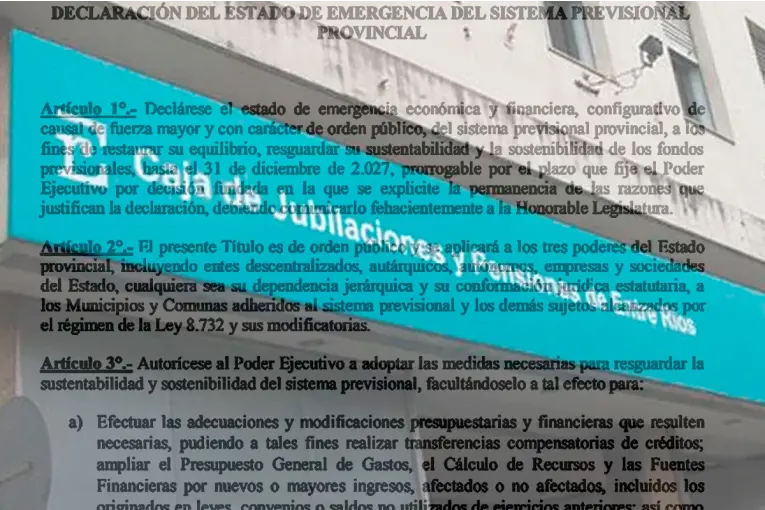 Reforma de la Caja de Jubilaciones: el texto completo del proyecto que ingresó por el Senado - imagen de origen