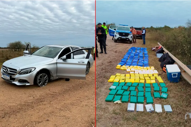 Secuestro de 260 kilos de cocaína: capturaron a una mujer y trasladaron al detenido a un penal federal - imagen de origen