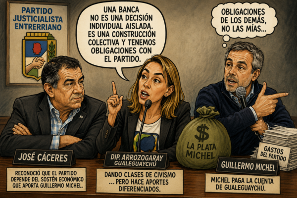 LA DIPUTADA «PERONISTA» MENOS CONOCIDA DE ENTRE RÍOS DA CLASES DE CIVISMO… Y OLVIDA SUS PROPIOS APORTES PARTIDARIOS - imagen de origen