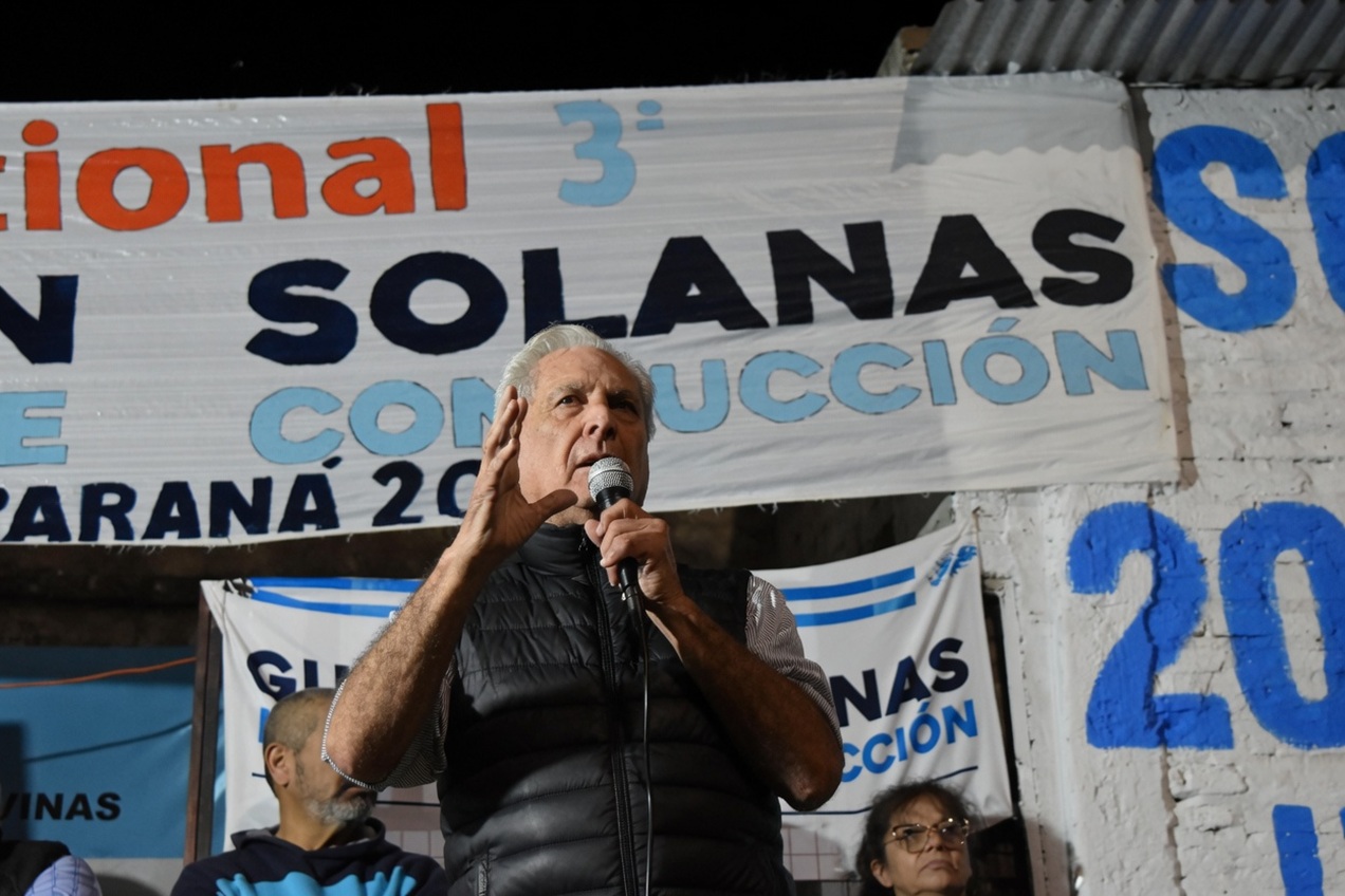 Solanas: “Es un paso en falso de la dirigencia, tenemos que procurar cómo nos reconciliamos con nuestro pueblo” - imagen de origen