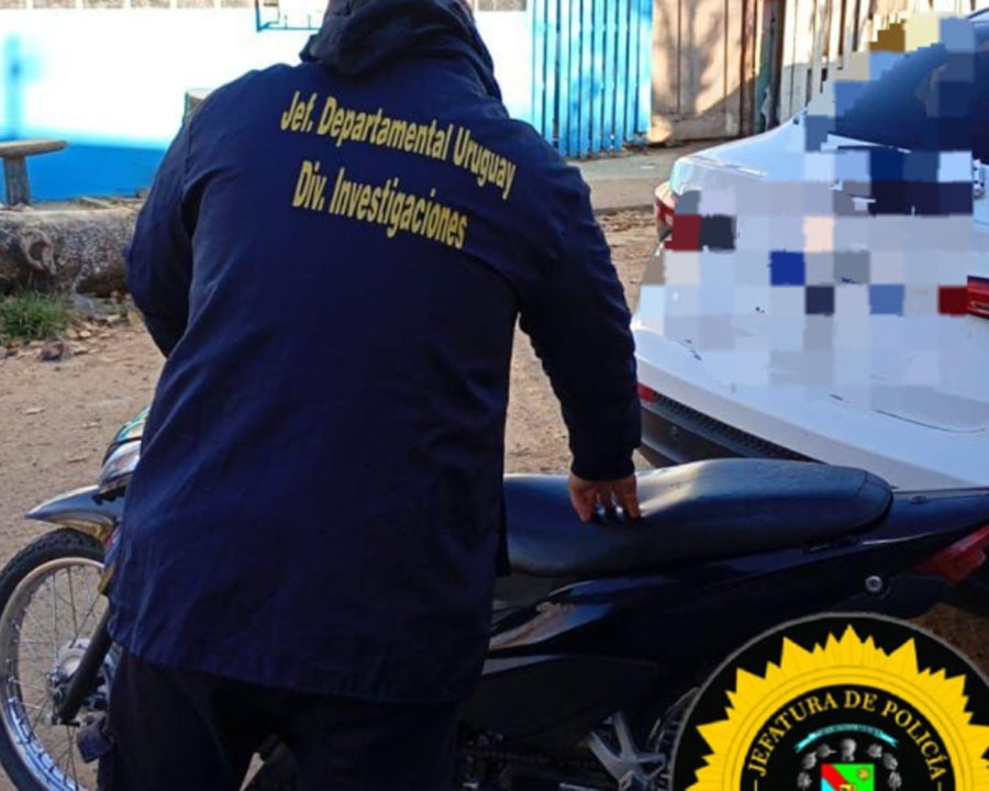 Cooperación policial: Recuperan en Concepción del Uruguay una moto que había sido robada en Colón - imagen de origen