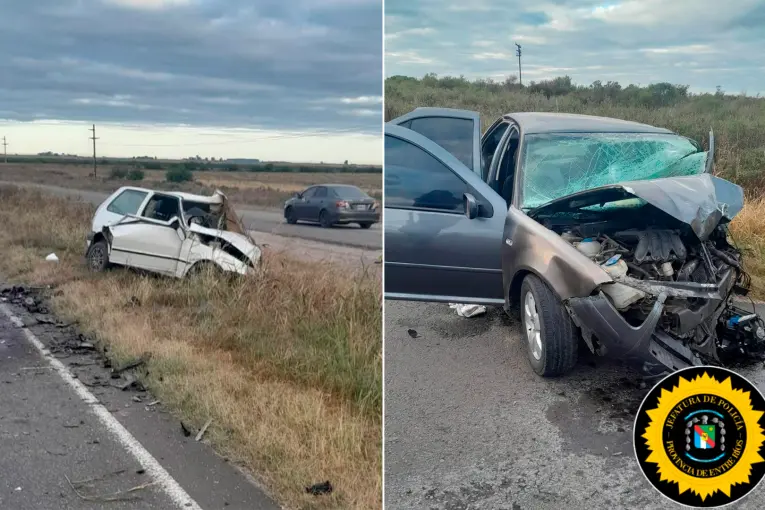 Choque fatal en ruta 18: murió un hombre y hay tres heridos graves - Informe Digital - imagen de origen