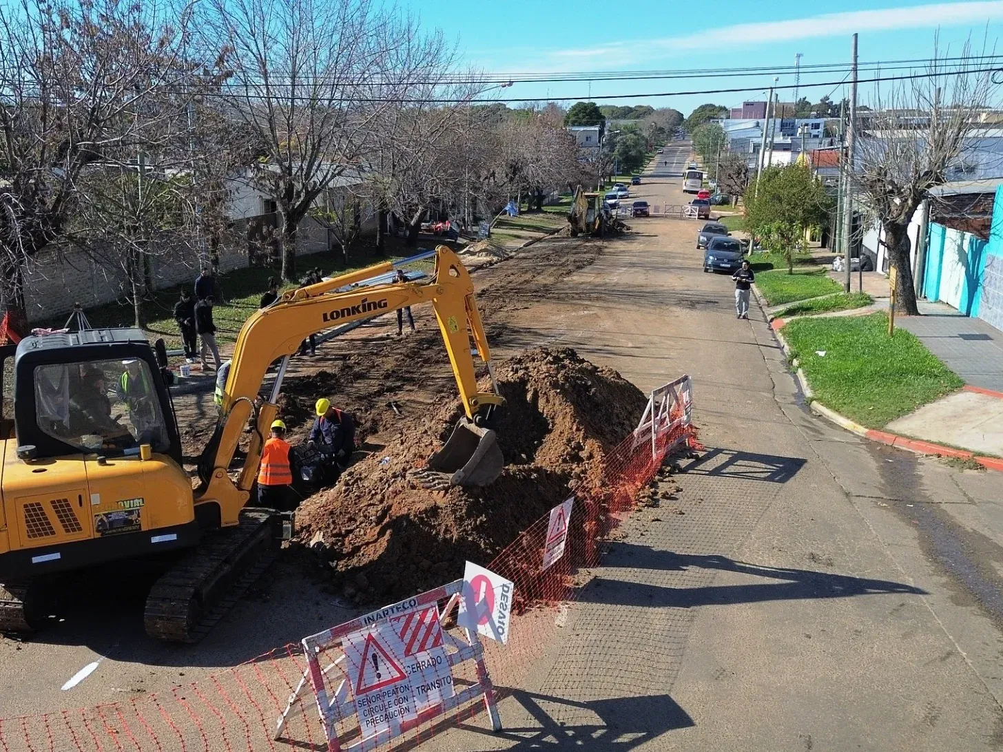 Comenzaron los trabajos de repavimentación de calle Ricardo Rojas - imagen de origen