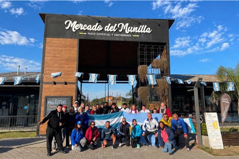 La llama olímpica llegó al Mercado del Munilla - imagen de origen