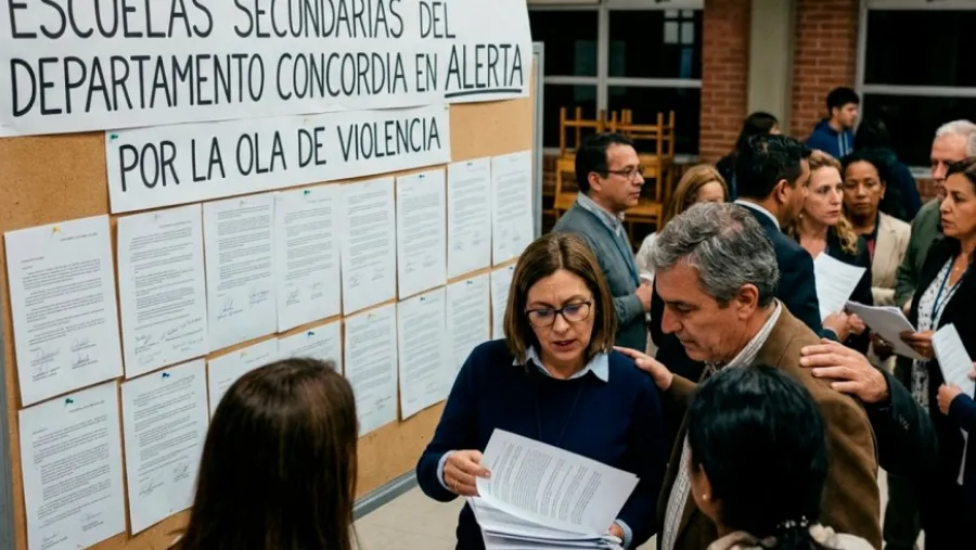 Rectores de escuelas secundarias del departamento Concordia mostraron preocupación ante la “ola de violencia” | Análisis - imagen de origen