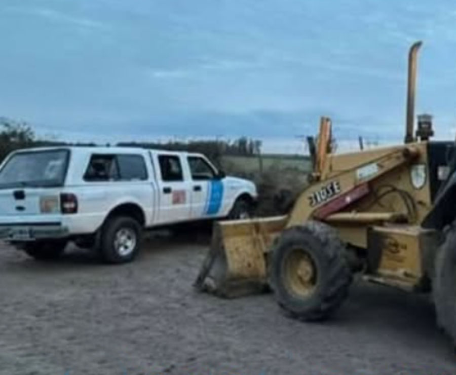 Vuelco de una camioneta de Prefectura Camino a Campichuelo - imagen de origen
