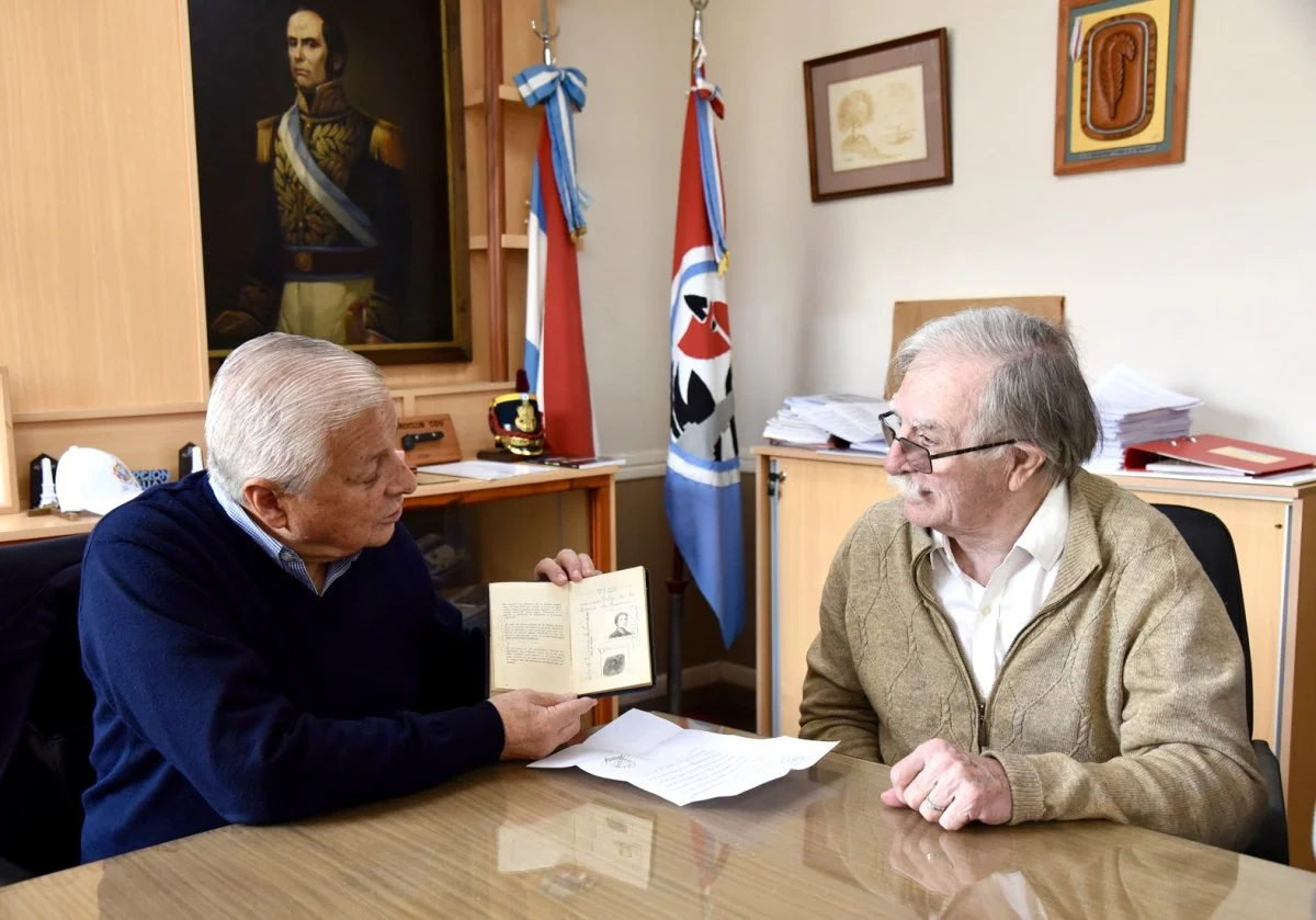 Lauritto recibió a Juan Martín Guevara, hermano del “Che” - imagen de origen