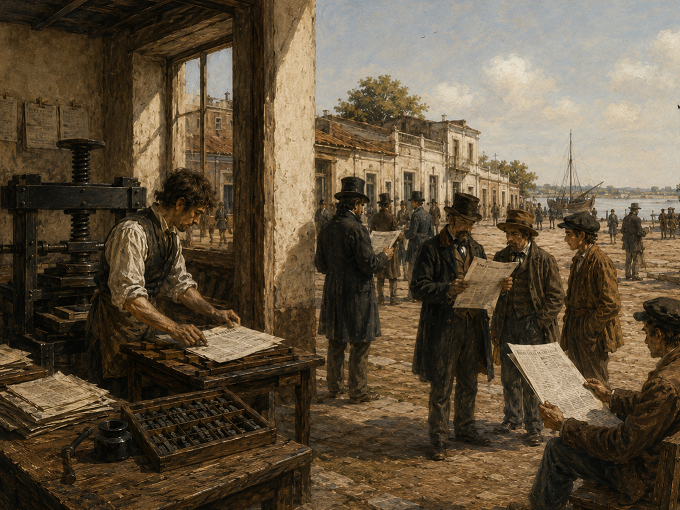 La ciudad que aprendió a contarse a sí misma: el nacimiento de la prensa en Gualeguaychú - imagen de origen