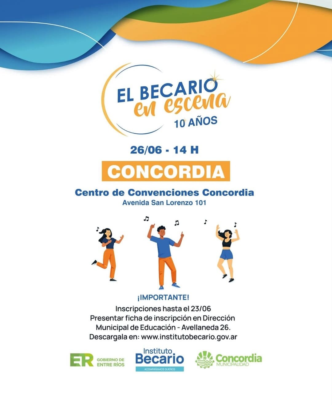 Oportunidad para talentos locales: Llega a Concordia “El Becario en Escena 2026” con importantes becas culturales - 7PAGINAS - imagen de origen