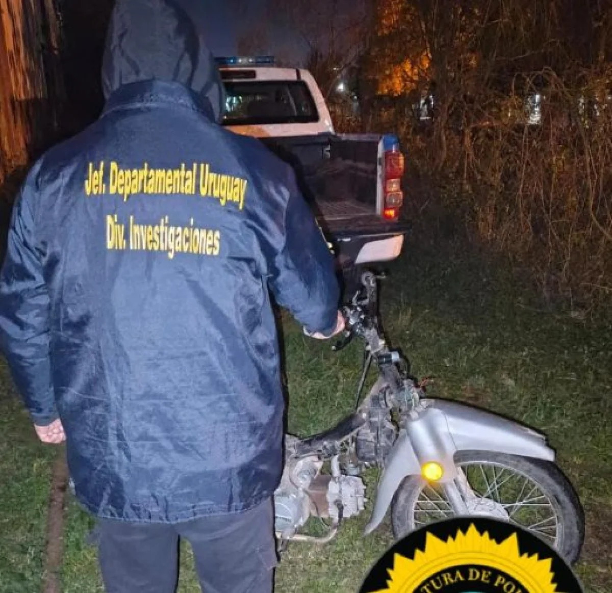 Recuperaron una motocicleta robada en Concepción del Uruguay - imagen de origen
