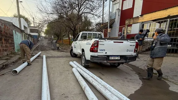 Paraná avanza con obras de saneamiento e infraestructura en barrio Maccarone - imagen de origen