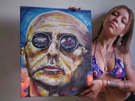 Agustina Lescano expone sus obras en el Antiguo Mercado - imagen de origen