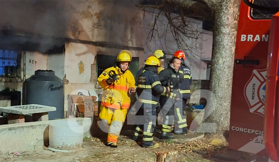 Lamentable saldo: Falleció el dueño de la vivienda incendiada en calle 25 de Agosto - imagen de origen